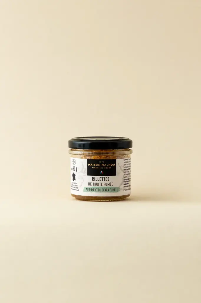 Rillette de truite au Piment fumé 