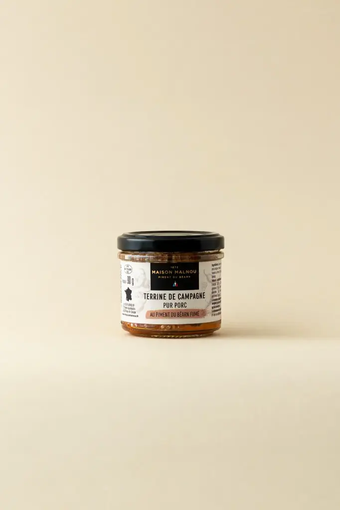 Terrine de campagne au Piment du Bearn Fumé